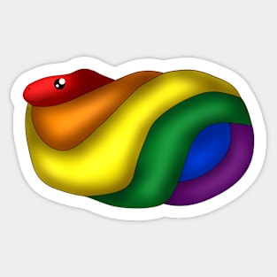 Rainbow Snake Sticker